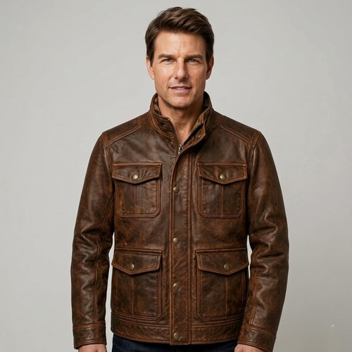 Giacca moto uomo vintage