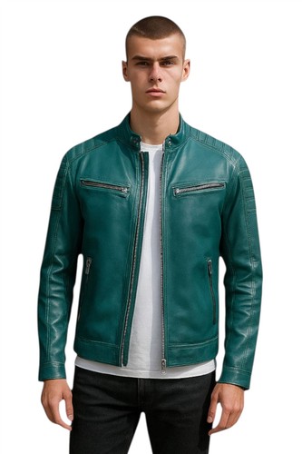Giacca vintage casual pelle - vintage, in