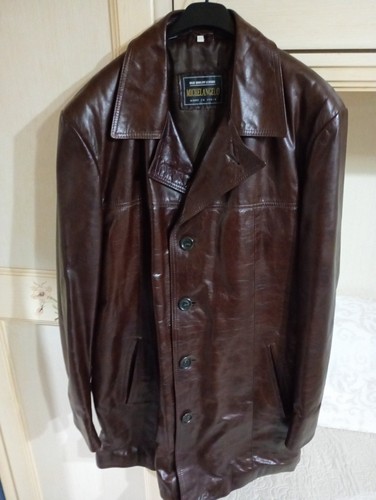 Giacca pelle vintage - vintage, taglia