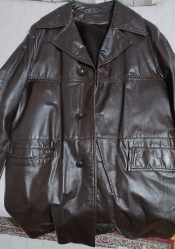 Giacca pelle vintage - giacca,