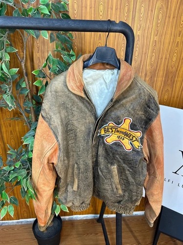 Giacca pelle vintage best - vintage,