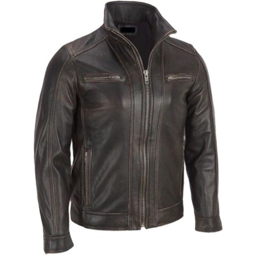 Giacca moto uomo vera pelle - giacca,