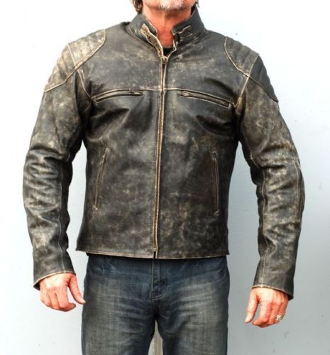 Giacca pelle hooligan moto