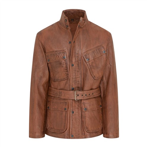 Infinity leather parka safari - leather,