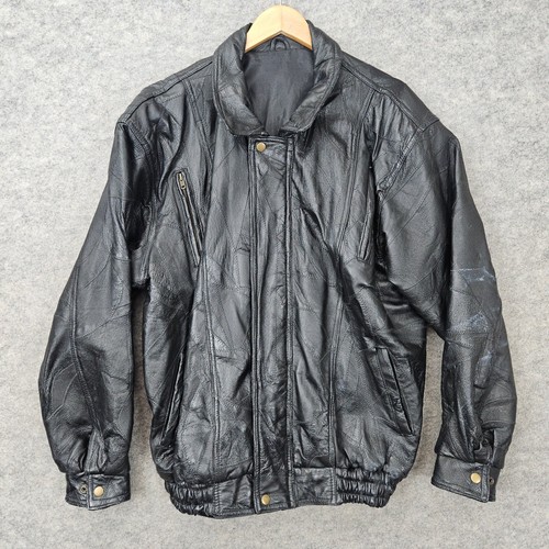 Giacca bomber pelle - giacca, patchwork