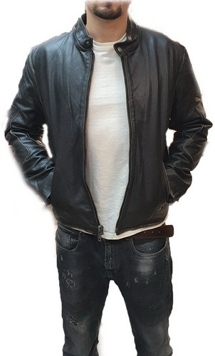 Giacca biker vintage - giacca,
