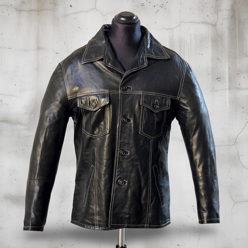 Giacca pelle vintage - , 70