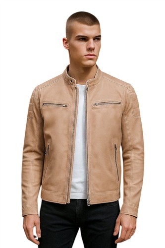 Giacca biker vintage casual - giacca,