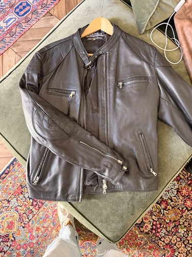 Giacca pelle uomo vintage - pelle,