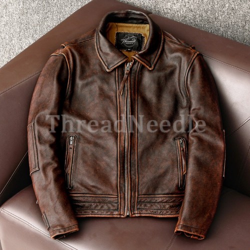 Giacca vera pelle biker - giacca,