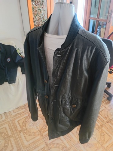 Giacca pelle uomo vintage - pelle,