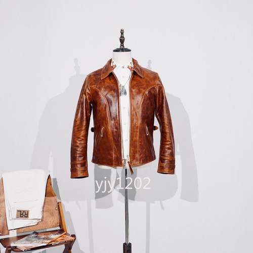 Giacca pelle uomo - , classica
