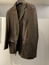 Giacca Pelle nera Uomo 56