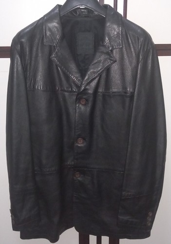 Giacca vera pelle nero - vera, uomo