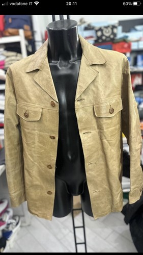 Giacca uomo pelle beige tg - in,