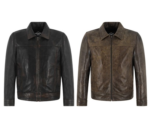 Giacca pelle uomo classica