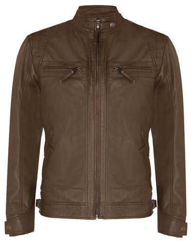 Giacca biker vintage pelle - giacca,