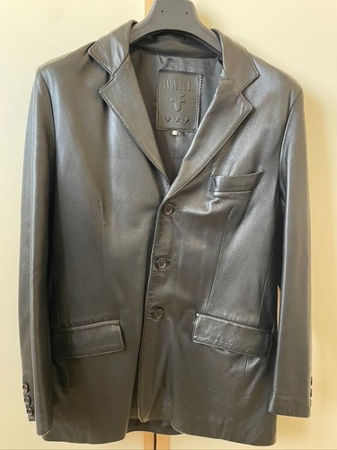 Giacca pelle nera - in,