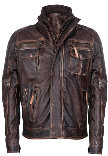 Giacca biker vintage in - vintage,