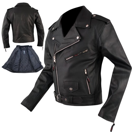 Giacca pelle chiodo uomo - giacca,