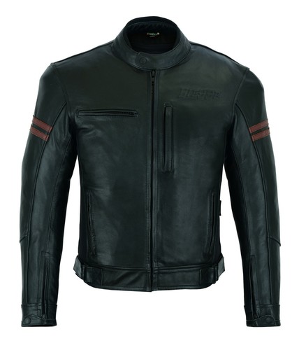 Giacca moto pelle vintage - in,
