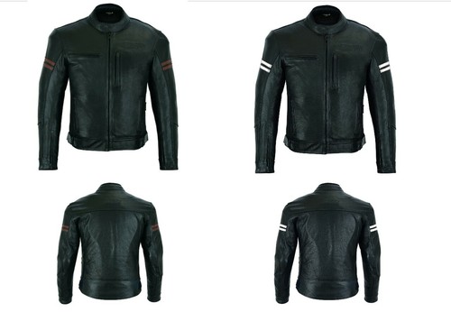 Giacca moto pelle morbido - in,