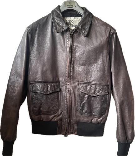 Giacca pelle vintage - pelle, 55
