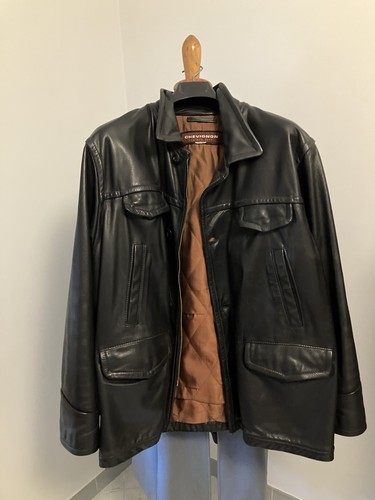 Giacca pelle chevignon vintage - pelle,