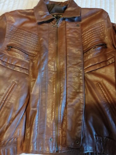 Giacca pelle uomo - uomo, vintage