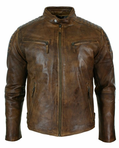 Giacca pelle marrone - giacca,